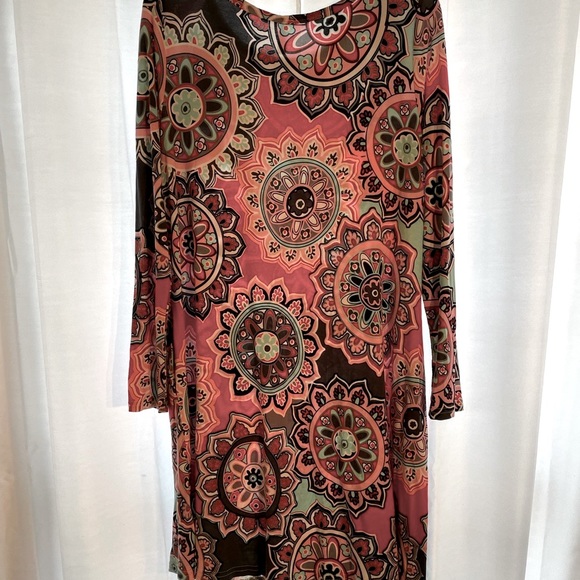Korsis brand fun multicolor dress size L - Picture 2 of 9
